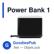 Power Bank personnalisable 10000 mAh avec logo | Tim - Miniature 4