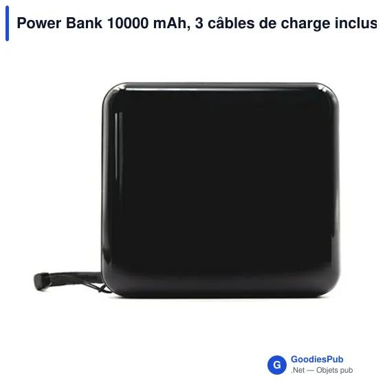 Power Bank personnalisable 10000 mAh avec logo | Tim - Image 4