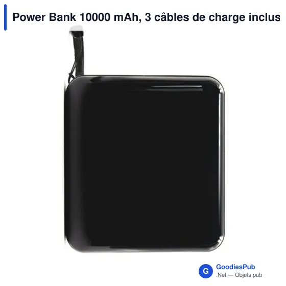 Power Bank personnalisable 10000 mAh avec logo | Tim - Image 7