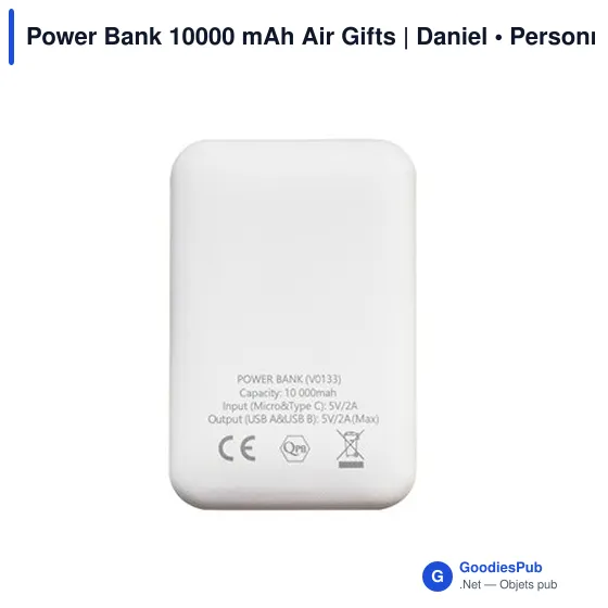 Power Bank 10000 mAh Air Gifts | Daniel - Image 6