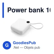 Power bank personnalisable 10000 mAh avec logo | Alula - Miniature 3
