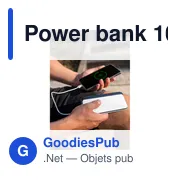 Power bank personnalisable 10000 mAh avec logo | Dejerius - Miniature 2
