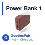 Power Bank 10000 mAh Hama Power Pack - Miniature 1