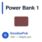 Power Bank 10000 mAh Hama Power Pack - Miniature 3