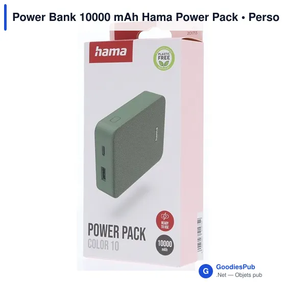 Power Bank 10000 mAh Hama Power Pack - Image 22