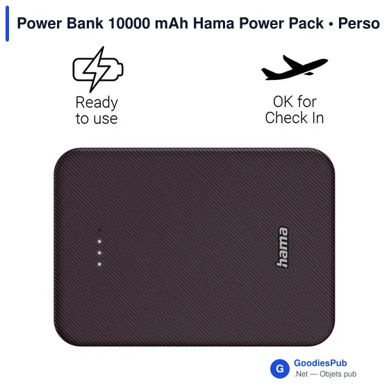 Power Bank 10000 mAh Hama Power Pack - Image 26