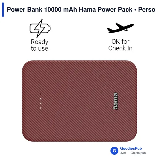 Power Bank 10000 mAh Hama Power Pack - Image 4