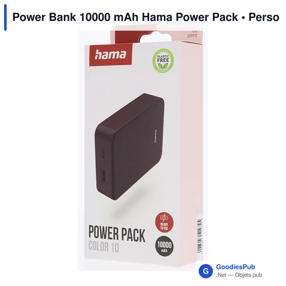 Power Bank 10000 mAh Hama Power Pack - Image 33