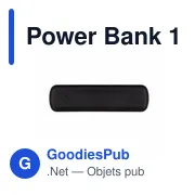 Power Bank personnalisable 10000 mAh avec logo | Nils - Miniature 5