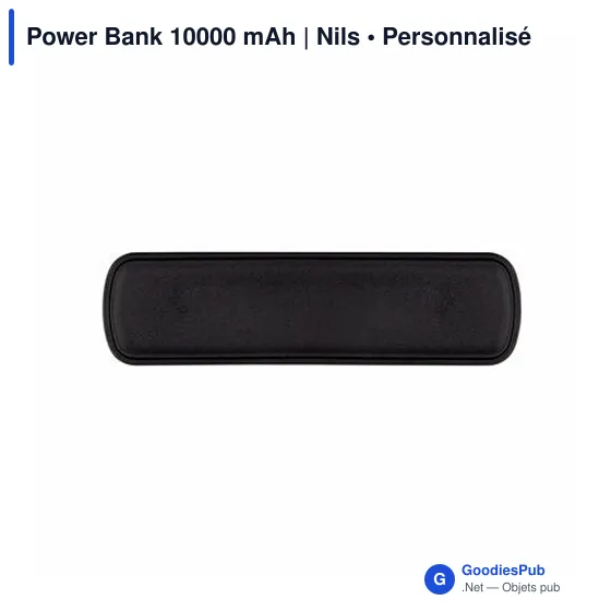 Power Bank personnalisable 10000 mAh avec logo | Nils - Image 5
