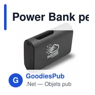 Power Bank personnalisable 10000 mAh avec logo | Walt - Miniature 1