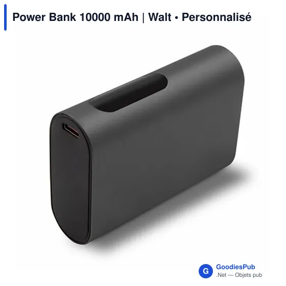 Power Bank personnalisable 10000 mAh avec logo | Walt - Image 5