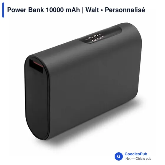 Power Bank personnalisable 10000 mAh avec logo | Walt - Image 6