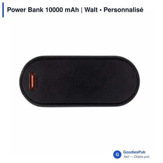 Power Bank personnalisable 10000 mAh avec logo | Walt - Image 8