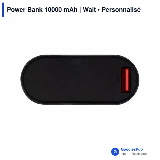 Power Bank personnalisable 10000 mAh avec logo | Walt - Image 9