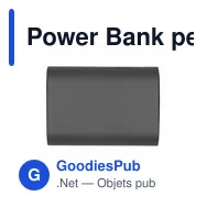 Power Bank personnalisable 10000 mAh avec logo | Walt - Miniature 10