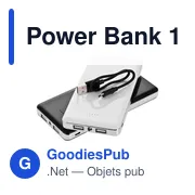 Power Bank personnalisable 12000 mAh avec logo | Sawyer - Miniature 4