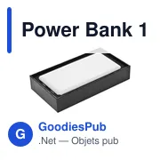 Power Bank personnalisable 12000 mAh avec logo | Sawyer - Miniature 7
