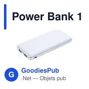 Power Bank personnalisable 12000 mAh avec logo | Sawyer - Miniature 8
