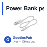 Power Bank personnalisable 12000 mAh avec logo | Sawyer - Miniature 9