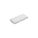 Variante blanc - Power Bank personnalisable 12000 mAh avec logo | Sawyer