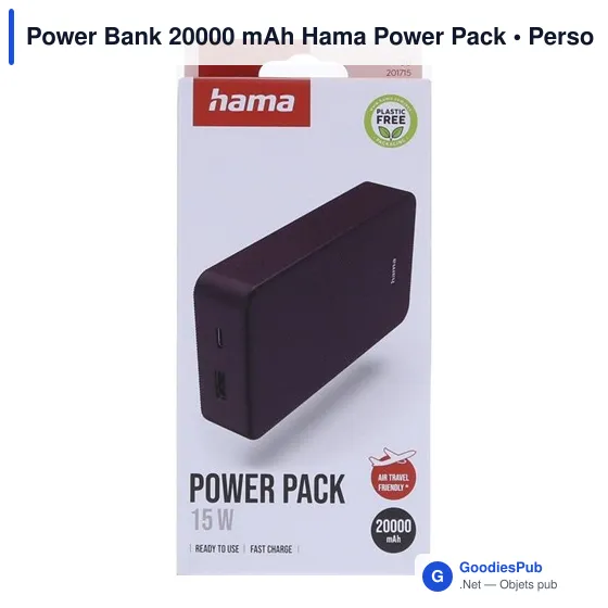 Power Bank 20000 mAh Hama Power Pack - Image 10
