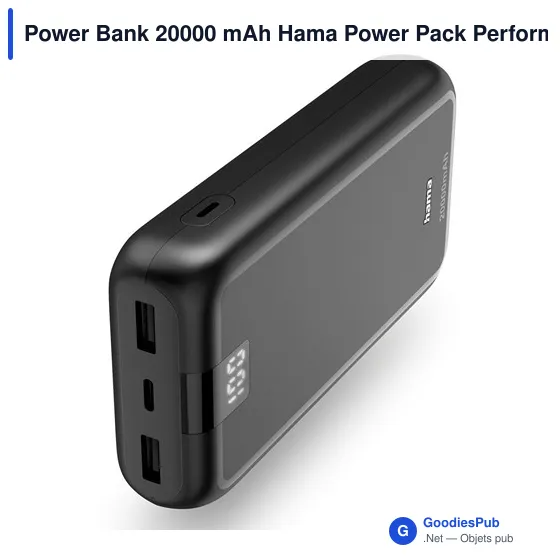 Power Bank 20000 mAh Hama Power Pack Performance - Image 2