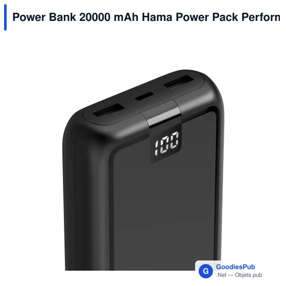 Power Bank 20000 mAh Hama Power Pack Performance - Image 5