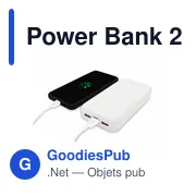 Power Bank personnalisable 20000 mAh avec logo | Kilian - Miniature 4