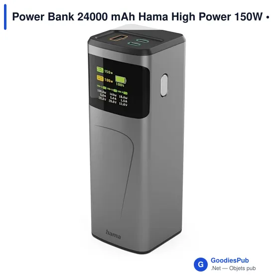 Power Bank 24000 mAh Hama High Power 150W - Image 1