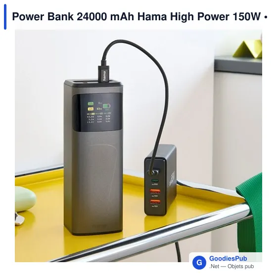 Power Bank 24000 mAh Hama High Power 150W - Image 12