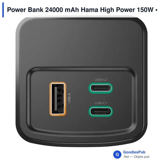 Power Bank 24000 mAh Hama High Power 150W - Image 6