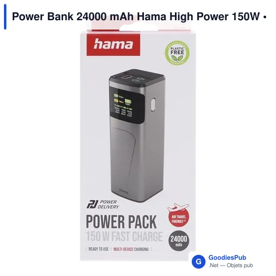 Power Bank 24000 mAh Hama High Power 150W - Image 8
