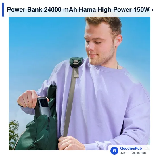 Power Bank 24000 mAh Hama High Power 150W - Image 10