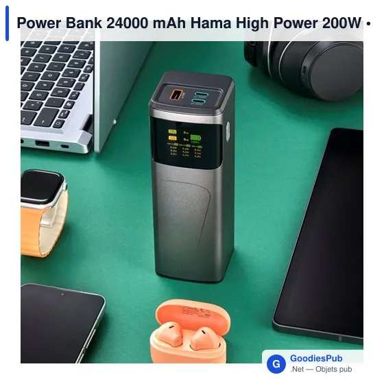 Power Bank 24000 mAh Hama High Power 200W - Image 2