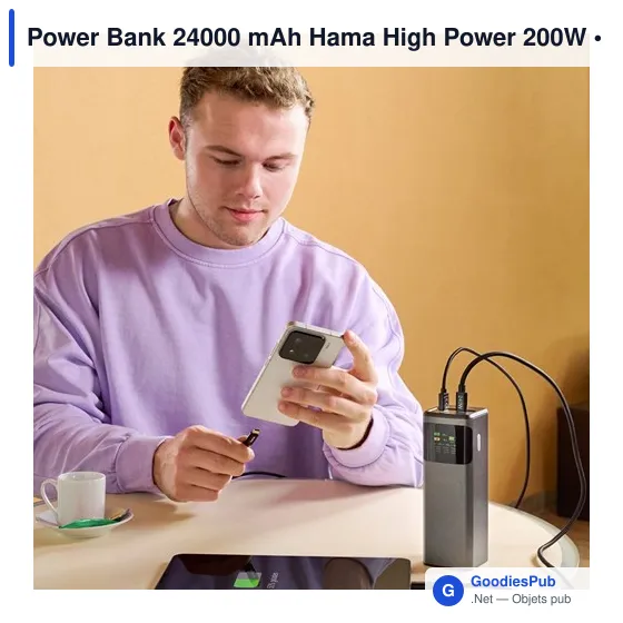 Power Bank 24000 mAh Hama High Power 200W - Image 11