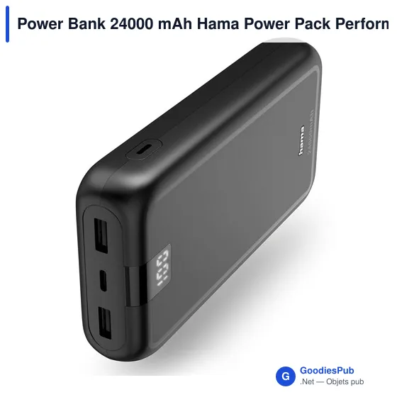 Power Bank 24000 mAh Hama Power Pack Performance - Image 2