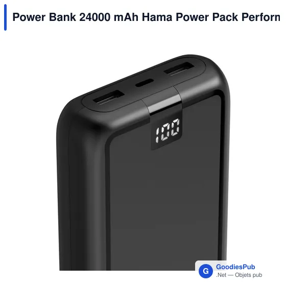 Power Bank 24000 mAh Hama Power Pack Performance - Image 5