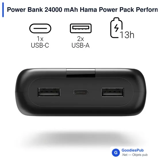 Power Bank 24000 mAh Hama Power Pack Performance - Image 9
