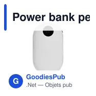 Power bank personnalisable 5000 mAh avec fonction chauffe-mains | Kaelavec logo - Miniature 9