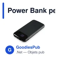 Power Bank personnalisable 8000 mAh avec logo - Mauro Conti - Miniature 1