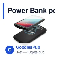 Power Bank personnalisable 8000 mAh avec logo - Mauro Conti - Miniature 5