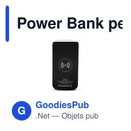 Power Bank personnalisable 8000 mAh avec logo - Mauro Conti - Miniature 8