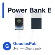 Batterie externe personnalisable Power Bank Backen avec logo - Miniature 6