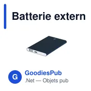 Batterie externe personnalisable Power Bank Backen avec logo - Miniature 9