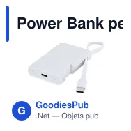 Power Bank personnalisable Brandin avec logo - Chargeur compact - Miniature 4