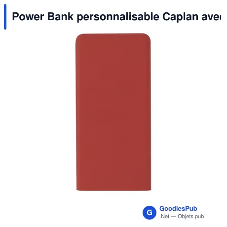 Power Bank personnalisable Caplan avec logo - Chargeur 5000 mAh