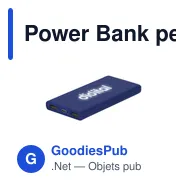 Power Bank personnalisable Caplan avec logo - Chargeur 5000 mAh - Miniature 2