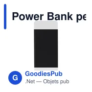 Power Bank personnalisable Caplan avec logo - Chargeur 5000 mAh - Miniature 11