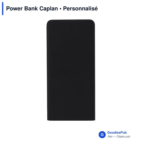 Power Bank personnalisable Caplan avec logo - Chargeur 5000 mAh - Image 11